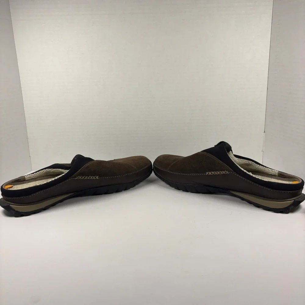 Timberland Clog Mules Mens 13 Brown Suede Smartwool Slip On Outdoor Shoes